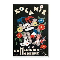 Védjegy Szépművészeti 'Solanis' vászon Art by Vintage Apple Collection