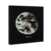 Wynwood Studio csillagászat és űr fali művészet vászon nyomatok „Phylum Design a délutáni” bolygók - fekete, fehér