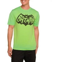 Férfi DC Neon Batman rövid ujjú kiégési személyzet póló