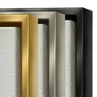 Stupell Industries ma vagy meztelenül holnap, fekete -fehér deszkás megjelenés fém arany keretes úszó vászon fali művészet, 16x20