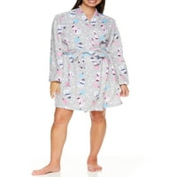 Női és nők plusz plüss pizsama alvás