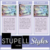Stupell Industries kaliforniai mintás szürke amerikai állami dizájn vászon fal művészet, Ziwei Li
