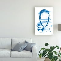 Védjegy képzőművészet 'Blue Breeze VI' vászon művészet Christina Long
