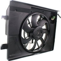 Csere REPK hűtőventilátor szerelvény kompatibilis 2010-Kia Forte Koup radiátor
