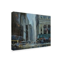 Védjegy Szépművészeti 'Chrysler épület, Manhattan' Canvas Art készítette: Hall Groat II