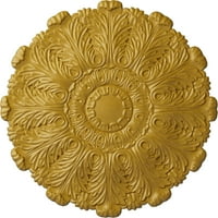 31 OD 1 2 P Durham mennyezeti medál, kézzel festett irizáló arany