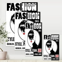 Style Passion Life Fashion Woman III festmény vászon művészeti nyomtatás