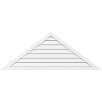 30 W 15 H háromszög felszíni PVC Gable szellőzőnyílás: Nem funkcionális, W 2 W 1-1 2 P BrickMould keret