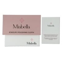 Miabella női 2-Ct. Létrehozott zafír, Topaz & Diamond 14KT fehérarany koktél Halo gyűrű