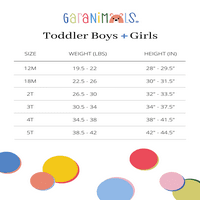 Garanimals kisgyermek lányok Mi and Match ruhák hosszú ujjú felsők, nadrágok és farmer gyerekcsomag, 6-darab, méretek 12m-5T
