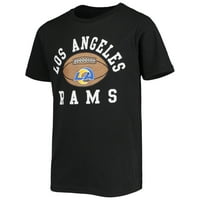 Ifjúsági fekete Los Angeles Rams labdarúgó póló