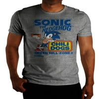 Sonic a sündisznó chili kutya férfi és a nagy férfi grafikus póló