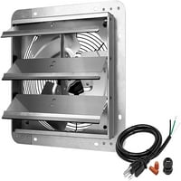 Redőny kipufogó-ventilátor alumínium, nagysebességű 1550 fordulat / perc, CFM, 1-csomag, Aukfa ablak kipufogóventilátor, fürdőszoba