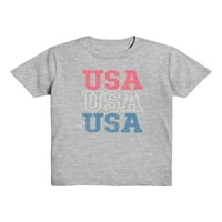 Americana Boys USA USA PUG rövid ujjú grafikus póló, 2-Pack, Méretek XS-XXL