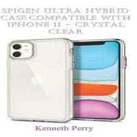 Spigen Ultra hibrid tok kompatibilis az iPhone -val - Crystal Clear: Hibrid technológia, amely átlátszó TPU -lökhárítóból készül,