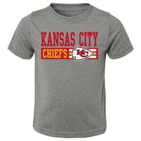 Ifjúsági Heather Grey Kansas City Chiefs csapat póló