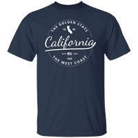 Graphic America State of California of California USA Golden State férfi grafikus póló