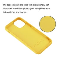 Apple iphone pro ma búza korpa szilikon telefon tok sárga színben az Apple iPhone Pro Ma 8-csomaghoz való használathoz