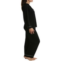 Blis női klasszikus pizsama szett camival és rövid és éjszakai táskával