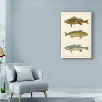 Védjegy Szépművészet „Édesvízi Fish i” vászon művészete: Pretre