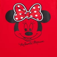 Minnie Mouse Girls Exclusive Divat Top, tutu szoknya, lábging és fejdarab, 4 darabos ruhakészlet, Méretek 4-16