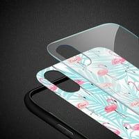IPhone XS kemény üveg Design TPU tok az Apple iPhone 3-csomaghoz való használatra