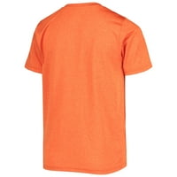 Ifjúsági Heathered Orange Denver Broncos logó póló